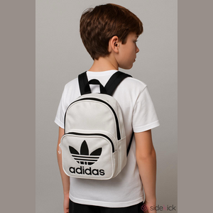 Adidas Originals Mini Backpack Silver White Black Trefoil Logo